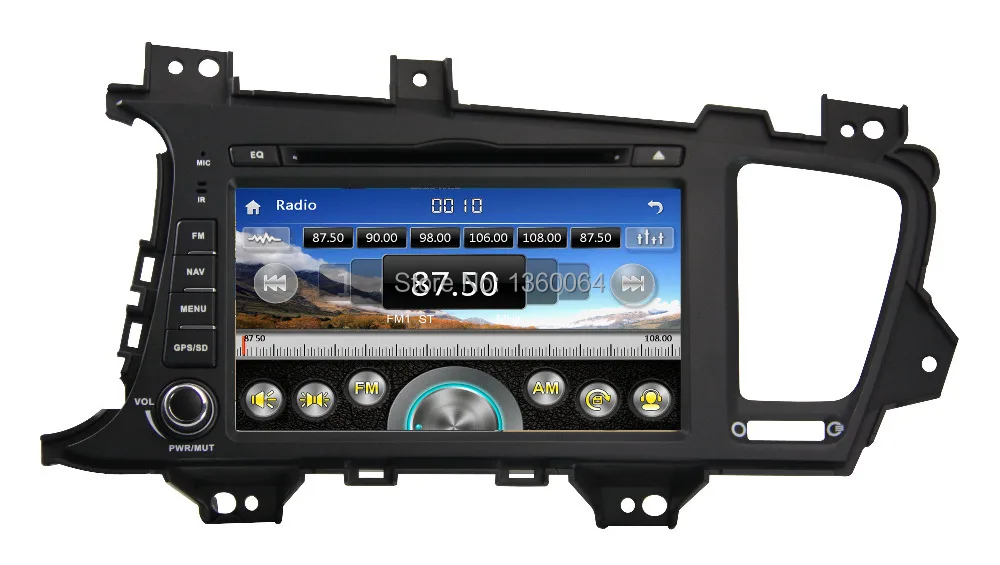 Perfect 8 inch 2 din Car DVD Player for KIA K5 Kia OPTIMA 2011 2012 with GPS Navigation Bluetooth Radio Stereo USB/SD 3G host 1