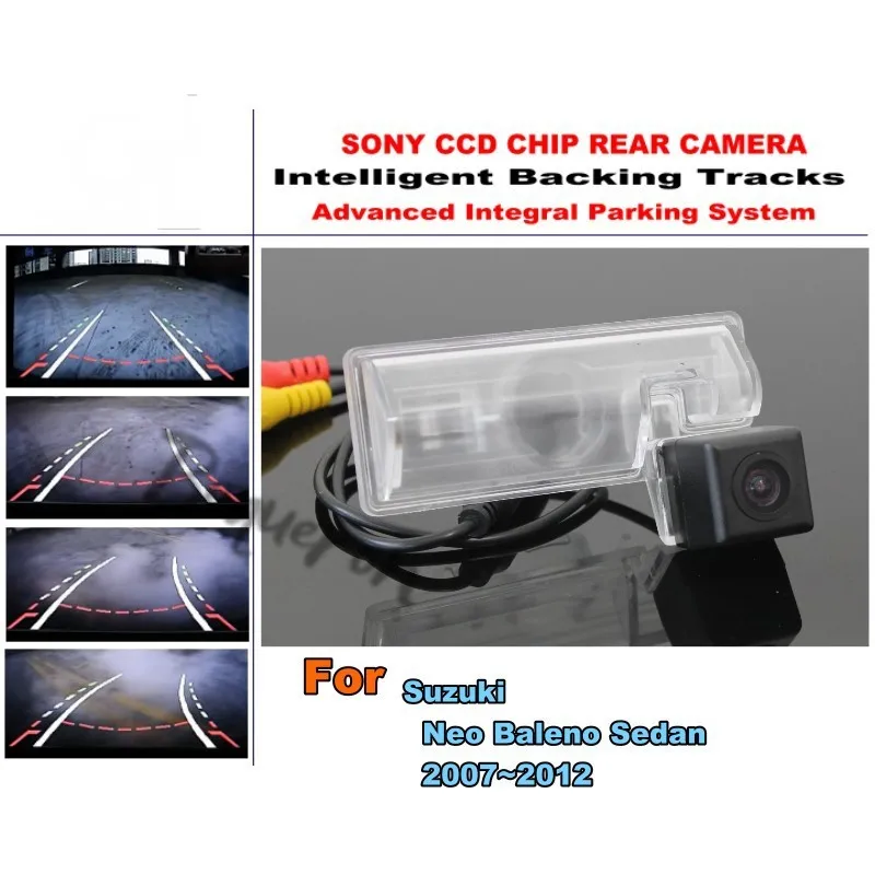 

For Suzuki Neo Baleno Sedan 2007~2012 Intelligent Car Parking Camera / with Tracks Module Rear Camera CCD Night Vision