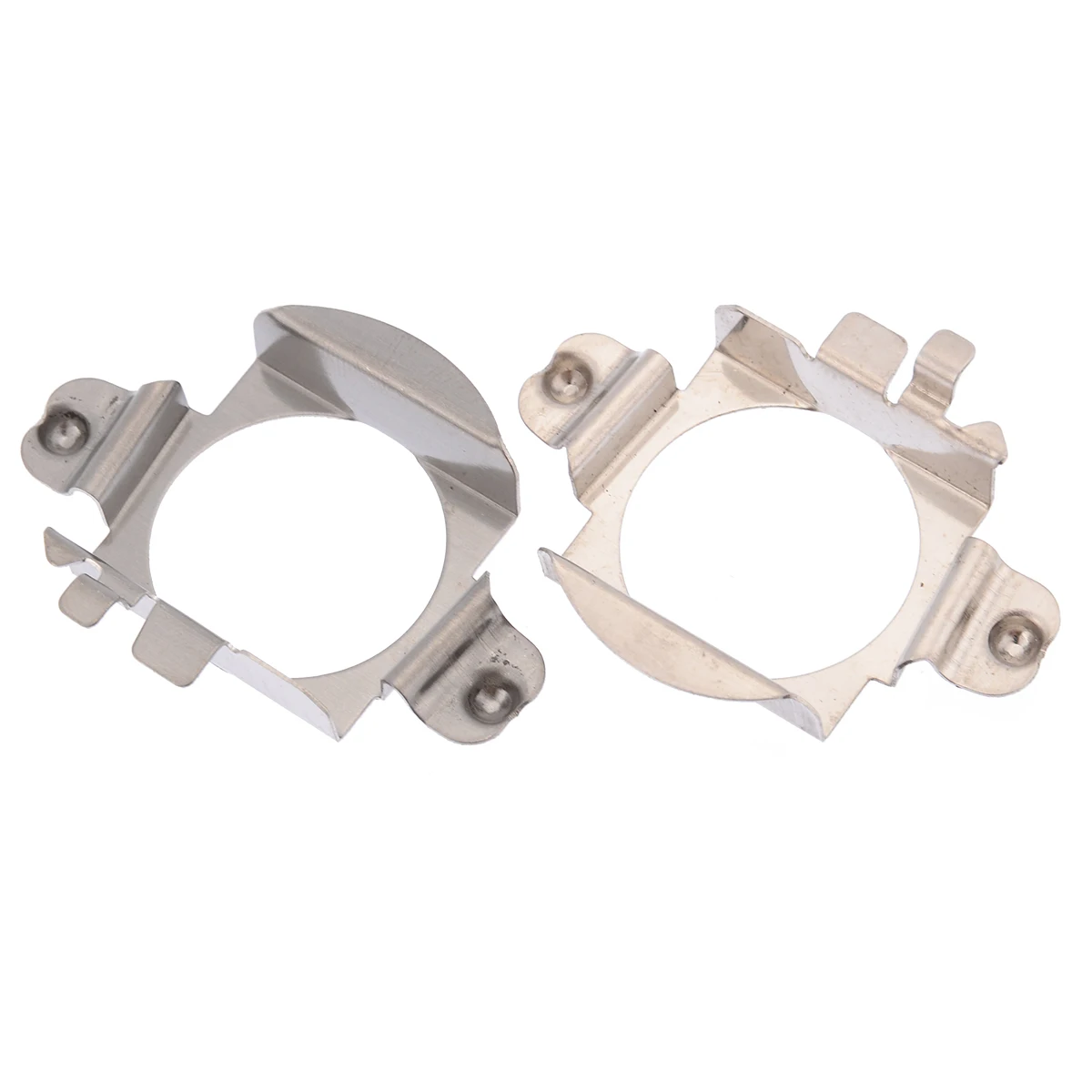 2pcs H7 LED Headlight Lamp Bulb Stainless Steel Adapter Retainer Holder For Mercedes Benz B Class C Class ML Class