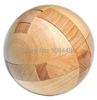 

Hot 3D Wooden Ball Puzzle IQ Mind Brain Teaser Puzzles Game for Adults Children