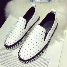 2016 New Spring Summer Fashion Flat font b Women b font Loafers Shoes Platform A Pedal