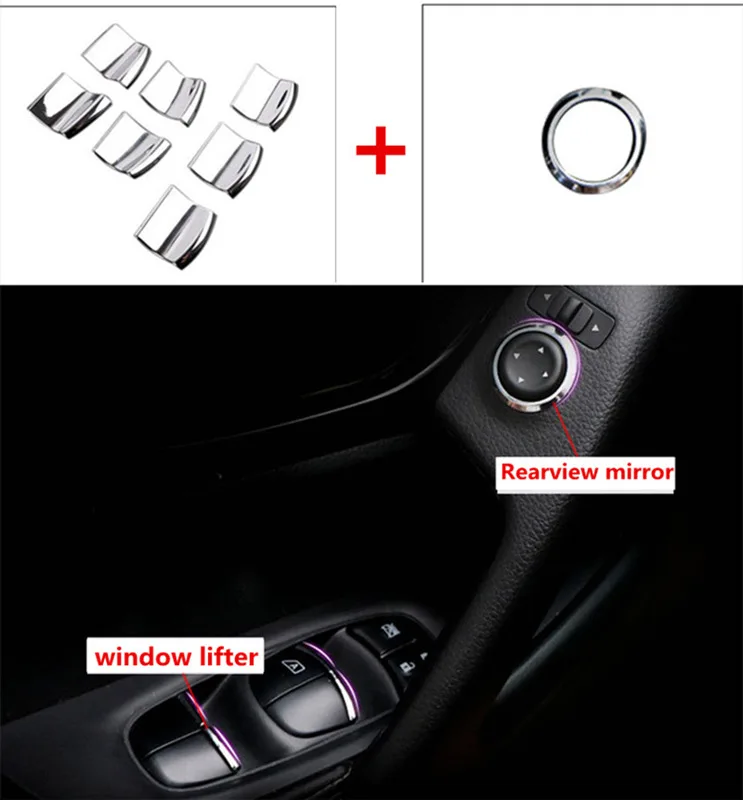 Для Nissan Qashqai j11 X trail T32 Almera Sylphy Teana Tiida хромированная крышка автомобильного