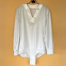 Стиль Мужская латинских танцев seior спандекс камни с длинными рукавами Мужская латинские танцы рубашки для мужчин латинские танцы рубашки A8