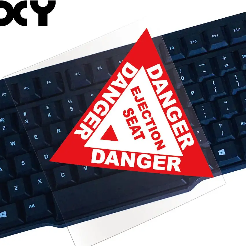 

Car Stickers Danger Ejection Seat Warning Stickers Waterproof Stickers Drop Shipping