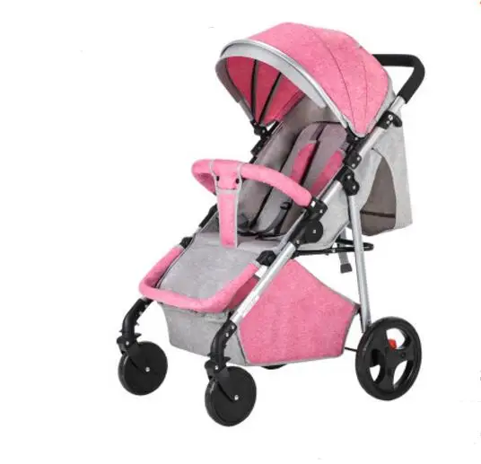 

Stroller high landscape can sit or lie simple, lightweight portable folding baby stroller car trolley For ages 0-3 years old