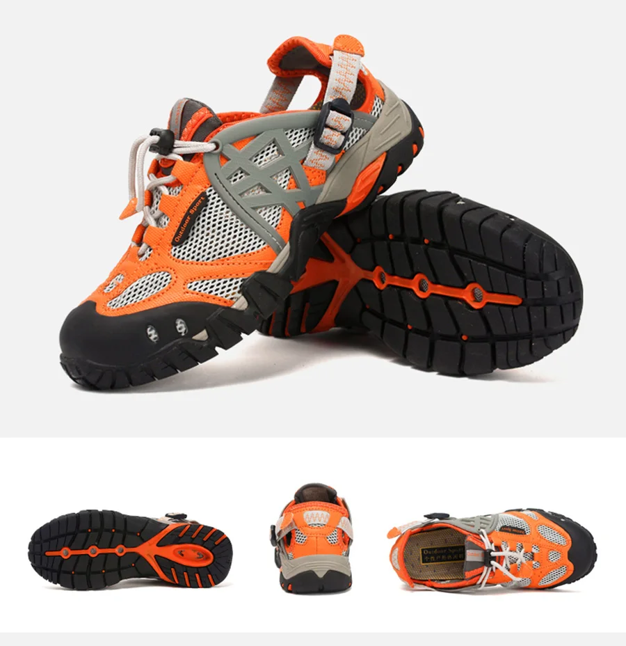 Sapatos de Água Respirável ao ar Tênis de Pesca Primavera Caminhadas Sandálias Mulheres Aqua Livre Trekking Casais Água Tkn 2020 22 Esporte e Lazer