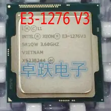 Intel XEON E3-1276V3 3,60 ГГц четырехъядерный 8 МБ кэш E3-1276 V3 HD graphics P4600 DDR3 DDR3L 1600 МГц FCLGA1150 TPD 84 Вт