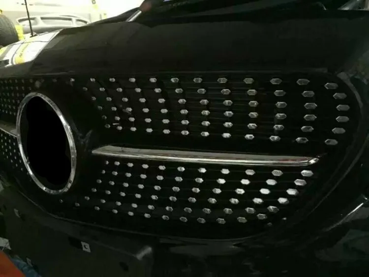 C class W205 grilles fit for 2014-2016 year W205 front grille  (3)