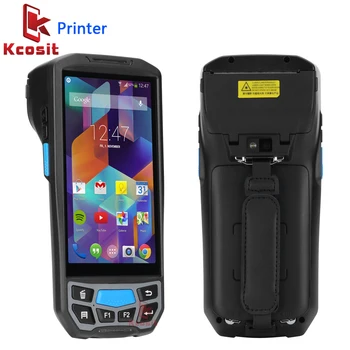 Kaufen Empfang Drucker POS Android Terminal Mit 58mm Thermische Drucker Handheld Terminal 2D Barcode Scanner Reader Restaurant Zahlung