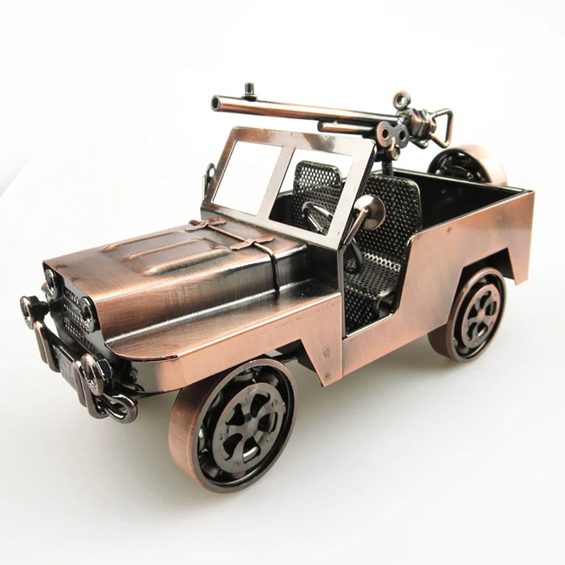 Koop Klassieke woondecoratie retro handgemaakte apv modellering simulatie auto collectie metalen auto model kinderspeelgoed
