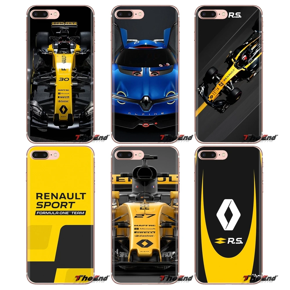 Renault rs car для Huawei G7 G8 P7 P8 P9 P10 P20 P30 Lite Mini Pro P Smart Plus 2017 2018 2019 прозрачные мягкие чехлы |