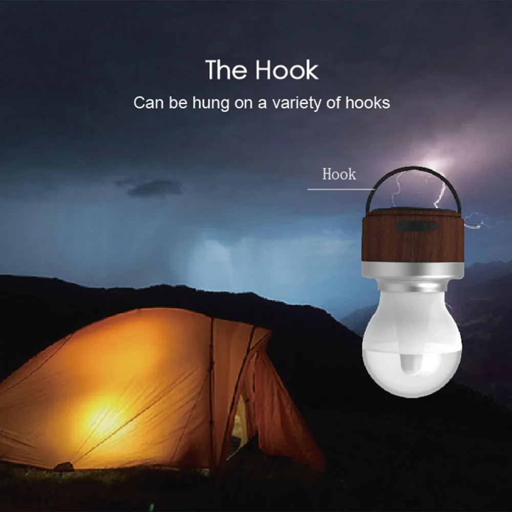 

IR Sensor Camping Lantern Super Bright Waterproof Outdoor Emergency Light USB Chargeable Night Light Portable LED Lamp