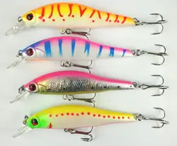 HENGJIA Топ Стиль 4 мм шт. Crankbait 95 мм пластик рыболовные приманки гольян 9,5 см 11,5 г 6 # крюк Жесткий приманки хорошее рыболовные снасти