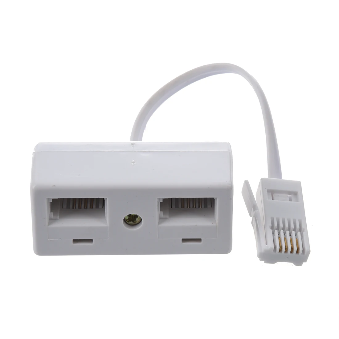 One BT Plug to Two UK BT Telephone Socket Adapter Splitterin AC/DC
