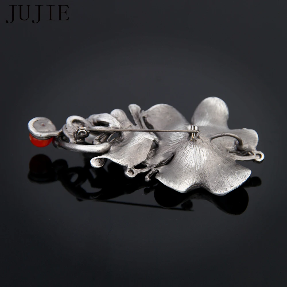 JUJIE, винтажные полимерные брошки Жемчужный Цветок для женщин,, большая брошь Matel, булавки, ювелирное изделие, Прямая поставка