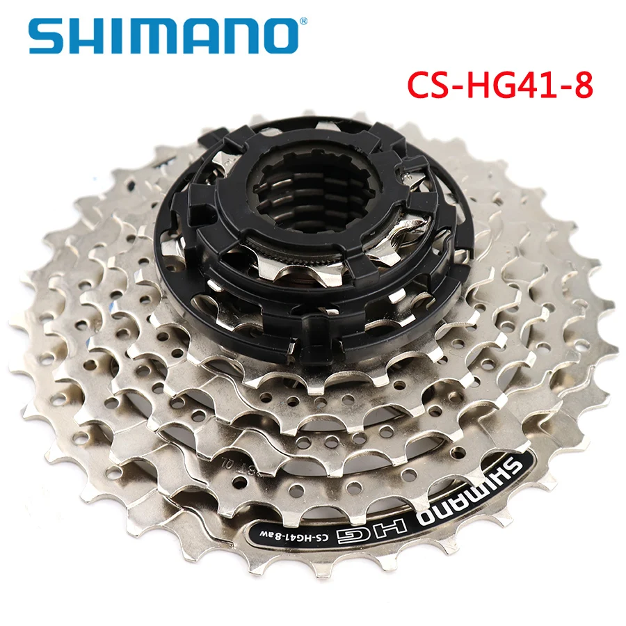 SHIMANO ALIVIO CS-HG41-8 кассета Звездочка 8 S MTB горный велосипед Freewheel 8 скоростей 11-32T Shimano настоящий велосипедный маховик