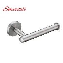 Smesiteli Factory Direct Modern SUS304 Stainless Steel Brushed Wall Mount Bathroom Lavatory Rolling Toilet Paper Holder Smesiteli Factory Direct Modern SUS304 Stainless Steel Brushed Wall Mount Bathroom Lavatory Rolling Toilet Paper Holder
