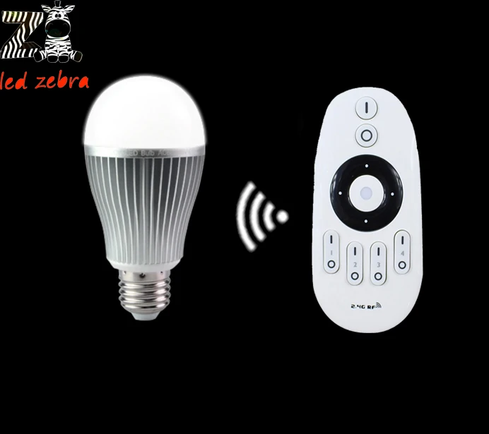 

AC85-265v mi.light 2.4G E27 9w led bulb cw ww led lamp,wireless rf remote controller for cw ww led bulb free shipping