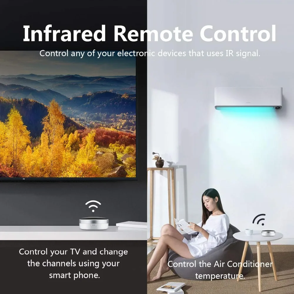 Умный дом ТВ Автоматизация WiFi Пульт дистанционного управления Переключатель
