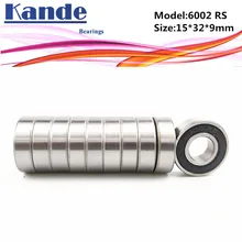 6002RS Lager 4 stücke ABEC-5 Hohe qualität 6002 2RS Einreihige Rillen kugellager 6002-2RS 15x32x9mm Kande lager