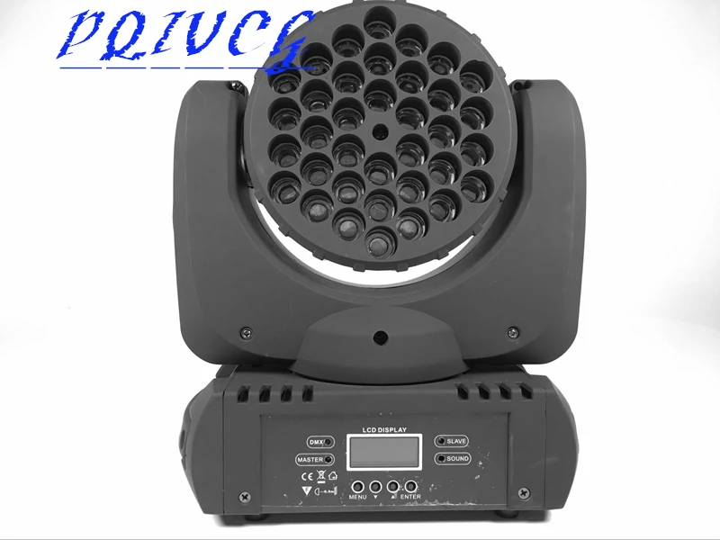 4 шт/RGBW с входным напряжением 36X3 W СИД Moving головной светильники dmx512 управление луч света диско свет/осветительная лампа Профессиональный dj оборудование
