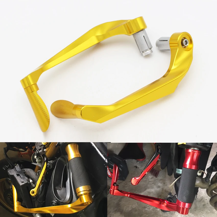Universal 7/8" 22mm Motorcycle Handlebar Brake Clutch Levers Protector Guard For Suzuki GSXR750