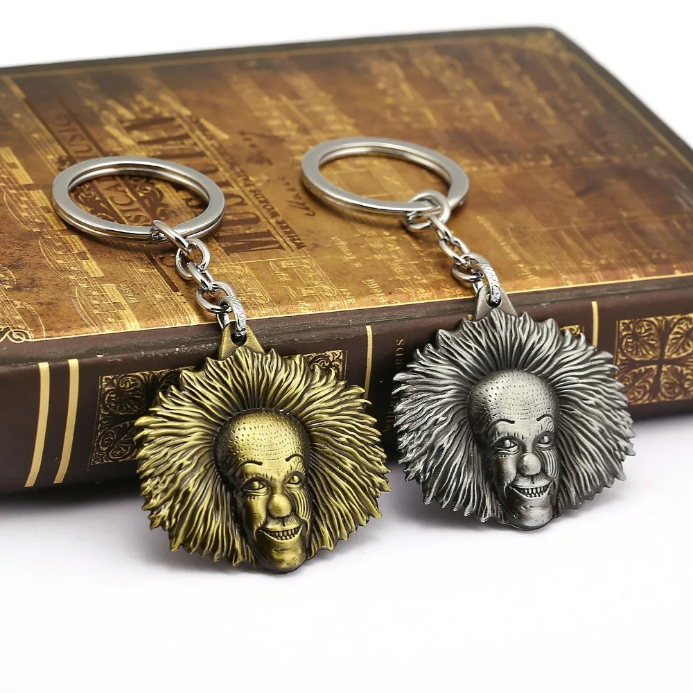 J Store популярный брелок для ключей из фильма Stephen King's It бронзовый женщин мужчин