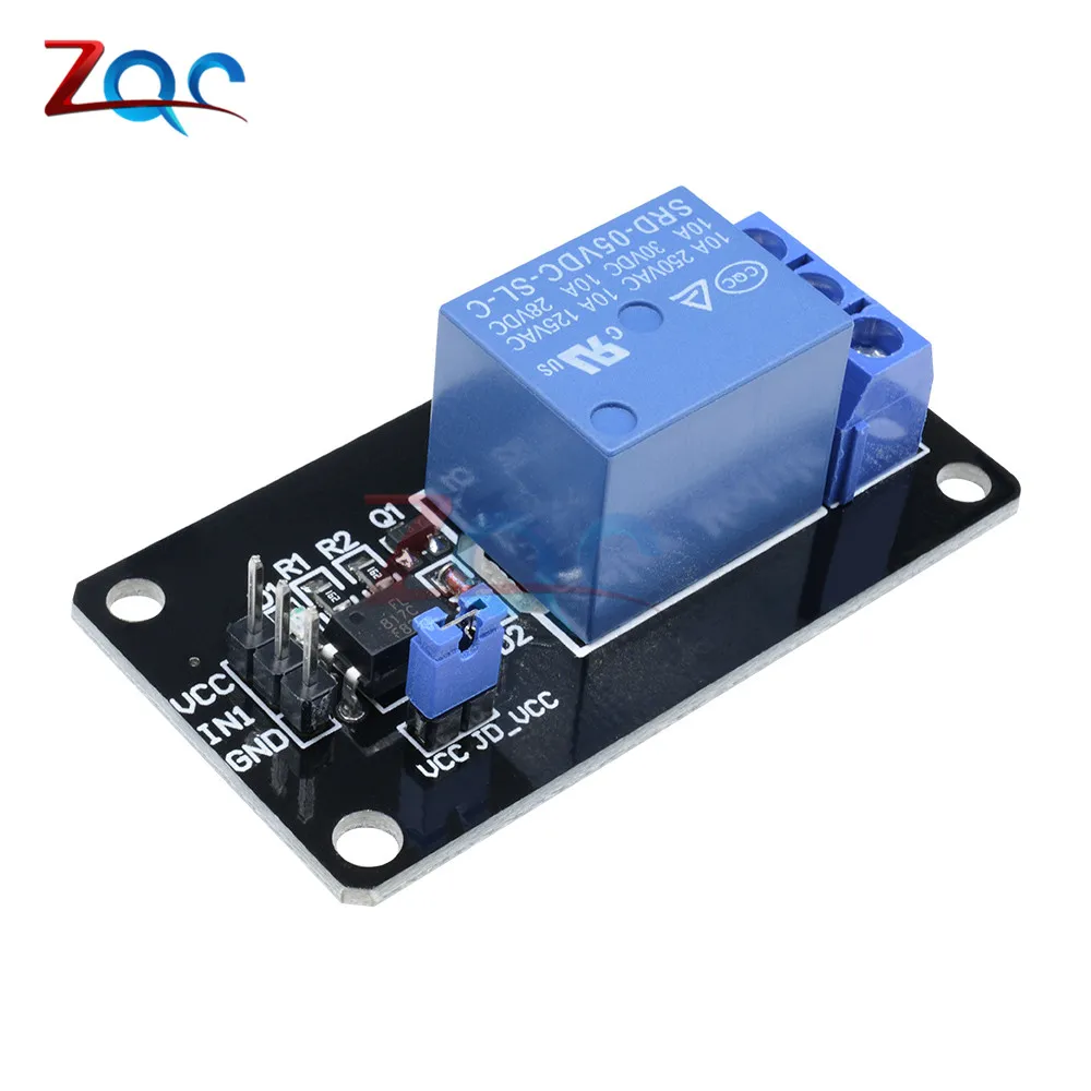 5V One 1 Channel Relay Board Module Low Level Trigger Optocoupler