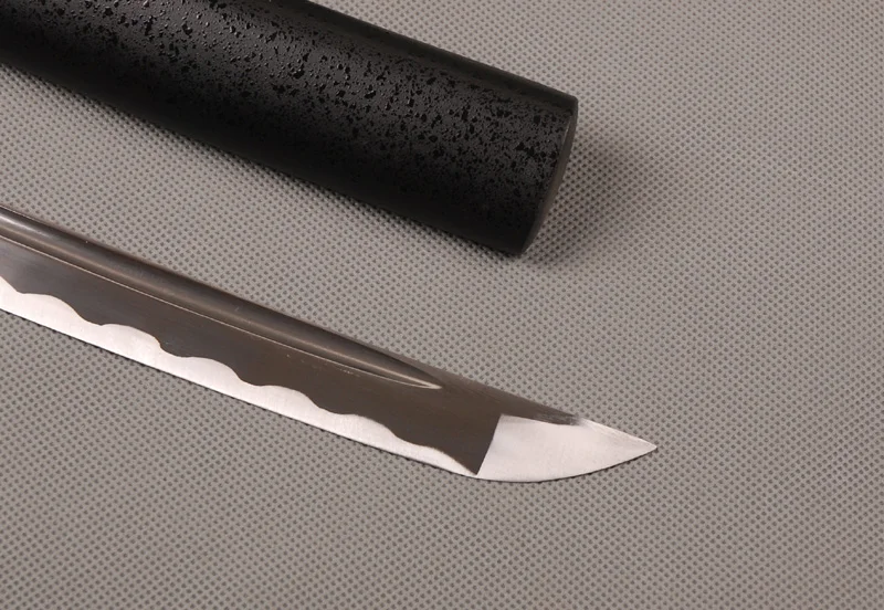 Samurai Sword полностью ручной работы Высокоуглеродистая сталь лезвие Tang японские
