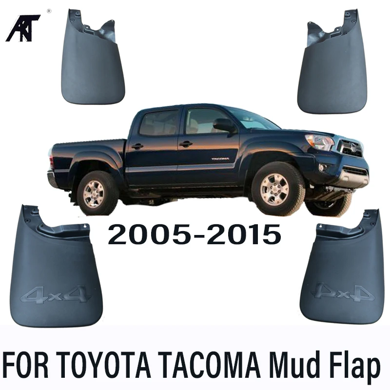 For Toyota Tacoma 2005-2015 Mud Flaps Mud Guard Fenders Splash Guards 4pcs 