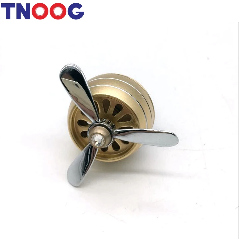 

TNOOG Propeller Airplane Shaped Car Diffuser Vent Clip Air Freshener Aromatherapy Air Purifier Ionizer
