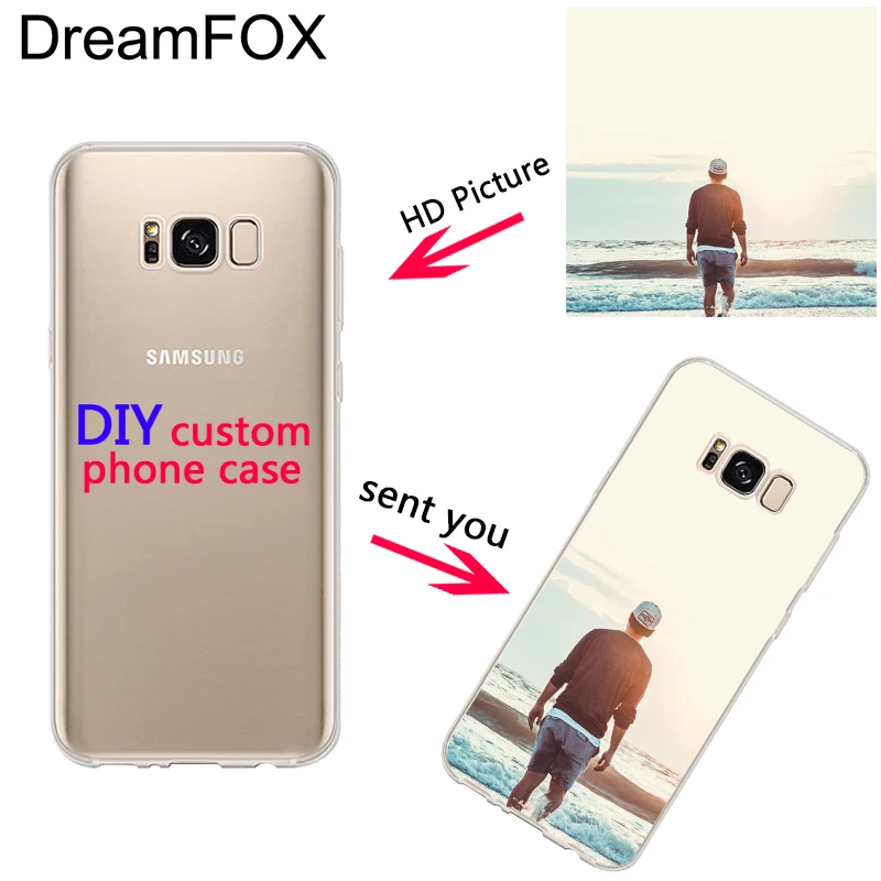 DREAMFOX заказной DIY печать фото Мягкий ТПУ чехол для телефона samsung Galaxy Note 3 4 5 8 9 S5 S6 S7 S8