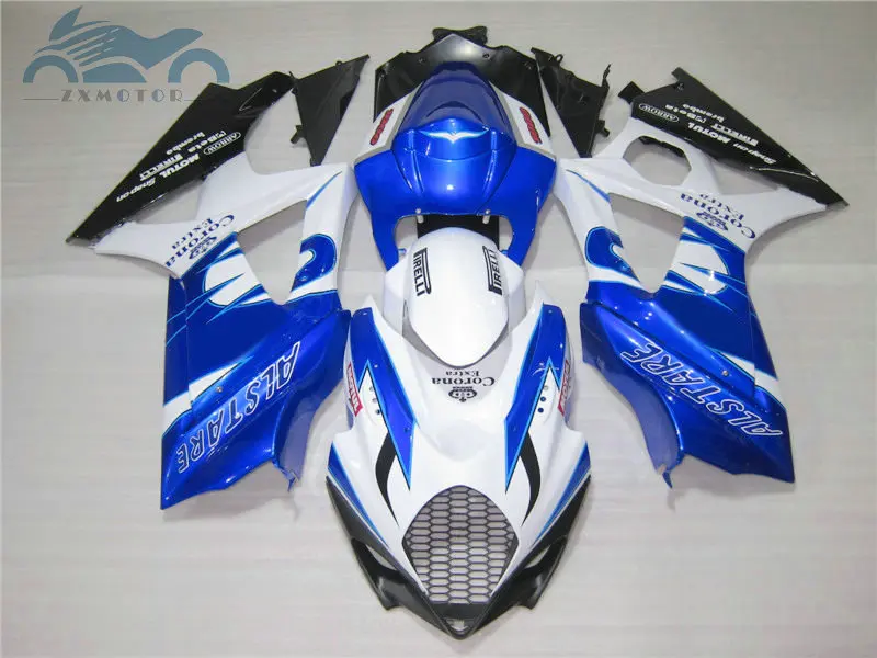 Пользовательские комплект обтекателей для Suzuki GSXR 1000 K7 K8 2007 2008 уличный внедорожный мотоцикл уличные обтекатели комплект GSXR1000 07 08 синий corona GD12