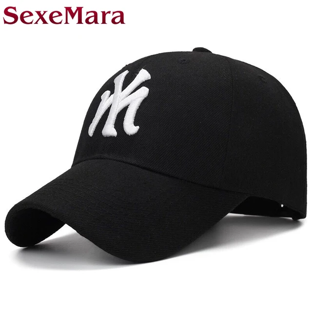Best brand unisex fashion cotton baseball cap NY snapback hat for men women sun hat letter