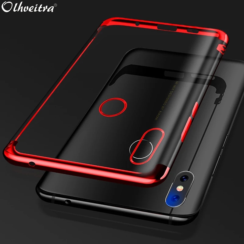 

Luxury Clear TPU Back Cover For Xiaomi Redmi Note 6 Pro Case Protective Soft Silicon Ultra Thin Case For Redmi Note 6 Pro Bags