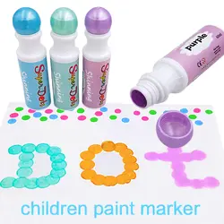 AA CH2851 SIX pack бинго точечный маркер-идеально для детей doodle картина: сверкающих цветных чернил с упаковка подарочная коробка