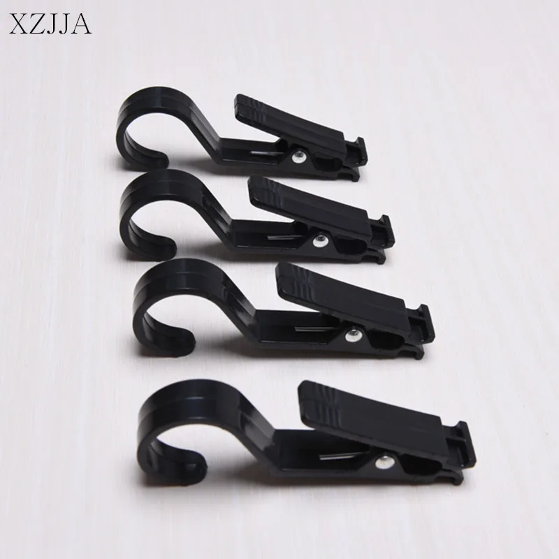 

XZJJA 5pcs Curtain Tracks Clips Window Shower Rings Hanging Clamp Store Drapery Clips Hooks Curtain Decorative Accessories