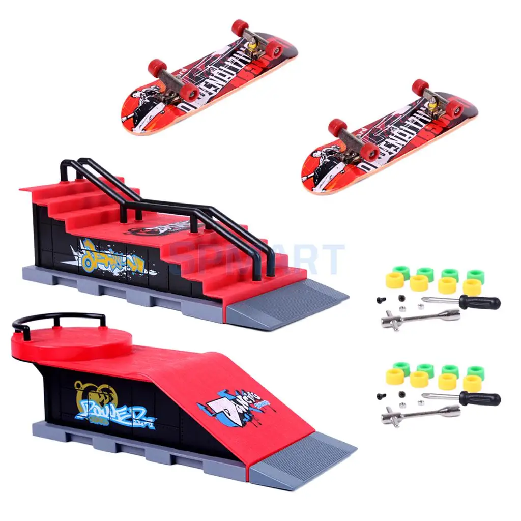 Site Skate Park Ramp Finger Board Skateboard Kit Ultimate Sports Part D
