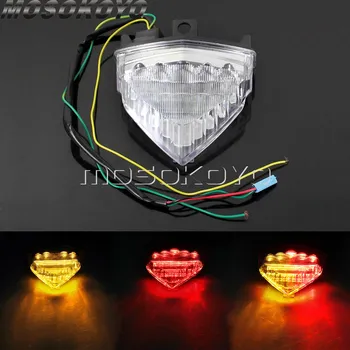 

Motorcycle Integrated Rear Light LED Taillight Turn Signals w/ Clear Lens For Honda CB600F Hornet CBR600F CB1000R 2008-2016