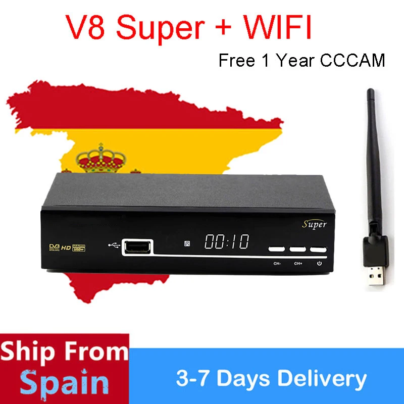 V8 Super or X800 Super with USB WIFI DVB-S/S2 Satellite Receiver H.264 HD 1080P Support PowerVu Biss Key Cc*am Newcamd Youtube цена V8 Super or X800 Super with USB WIFI DVB-S/S2 Satellite Receiver H.264 HD 1080P Support PowerVu Biss Key Cc*am Newcamd Youtube цены онлайн