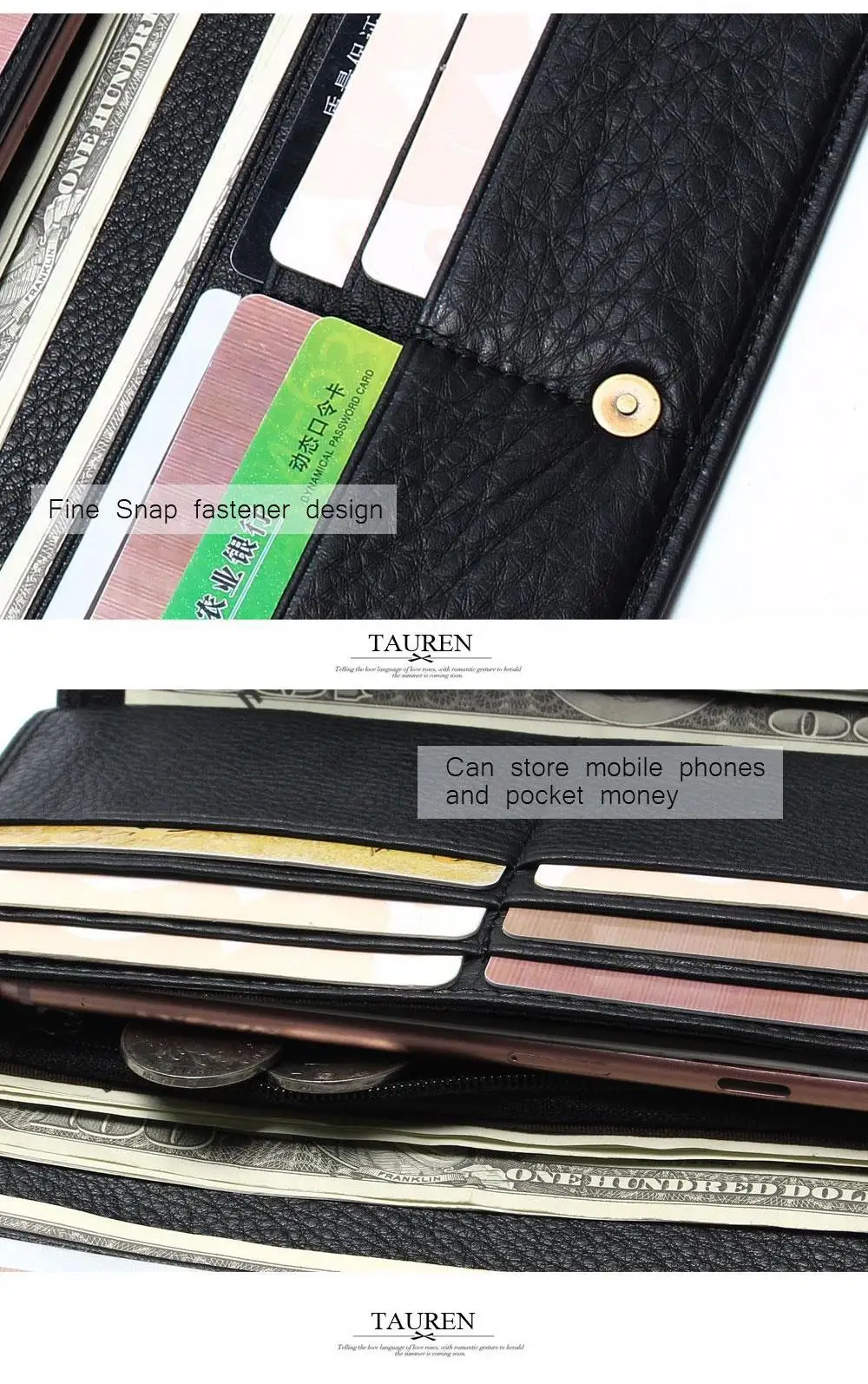 Мужской китайский кошелек от производителя натуральная кожа черного цвета для бизнеса мужские винтажные бумажники мужские кожаные