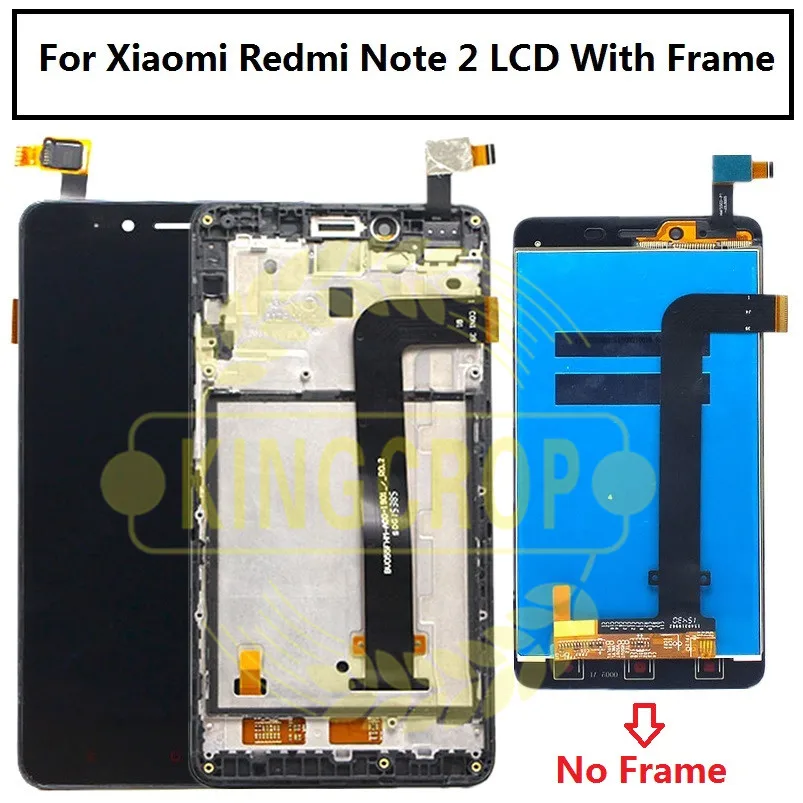 

For XIAOMI Redmi Note 2 Display Touch Screen Digitizer Assembly Replacement NO Dead Pixels 5.5 " FHD LCD For Redmi Note 2 LCD