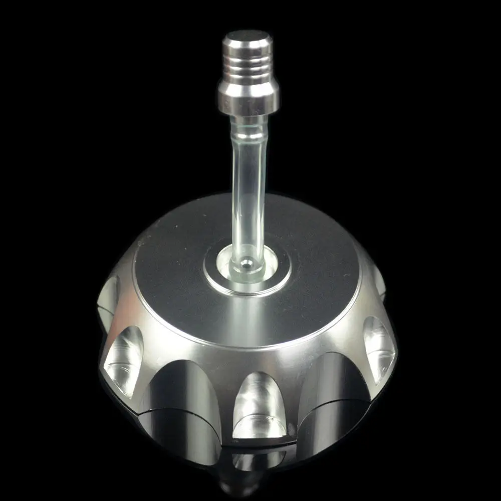 New Silver CNC ALUMINUM Performance Racing CNC Billet Aluminum Gas Fuel