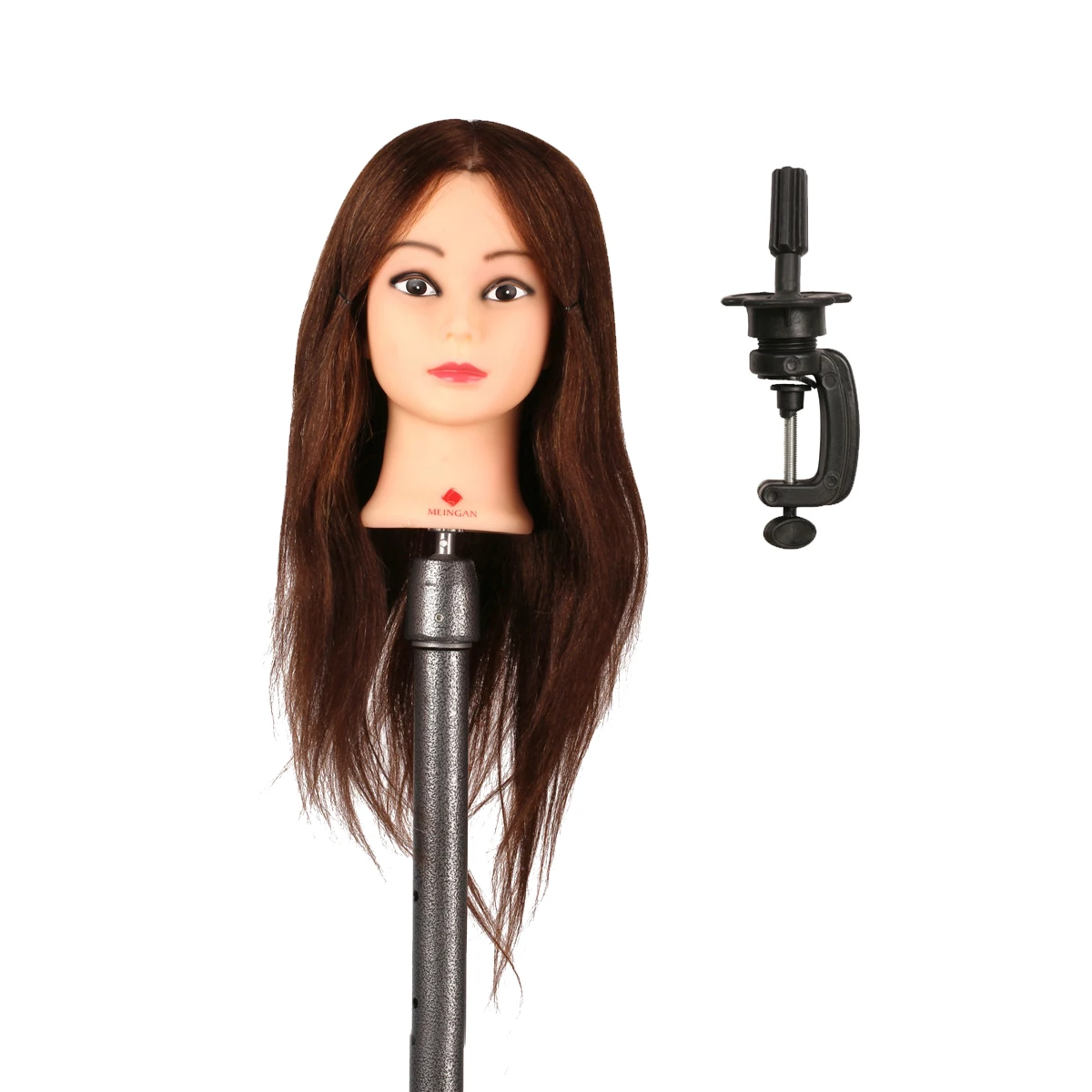 Professional 30 Natural human hair 20" long Mannequin Hairdressing