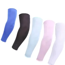 New Sun Protection Arm Cooling Sleeve Warmers Cuffs UV Protection Sleeves Breathable Quick Dry Running Arm Sleeves Men Women