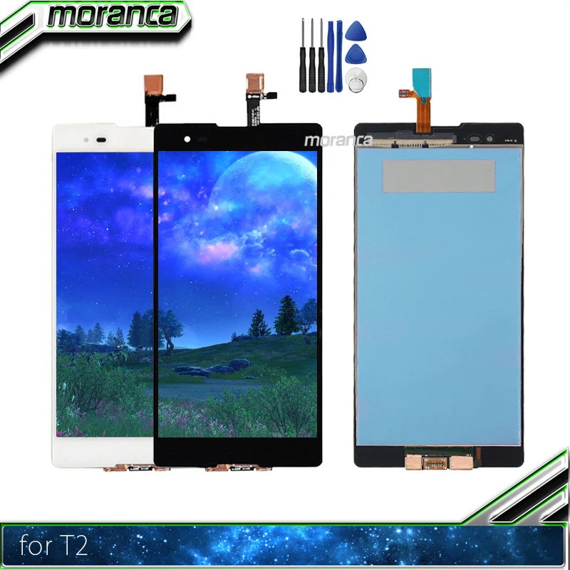 

6.0'' Screen for SONY Xperia T2 Ultra Display with Touch Screen Digitizer Panel Assembly for Sony Xperia D5322 D5303 D5306 XM50h