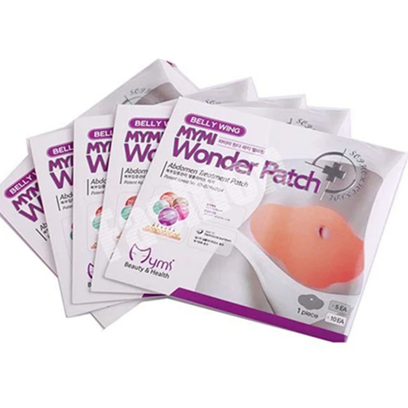 25pcs=5Boxes Wonder Slimming Patches Abdomen Weight Loss Fat Burning