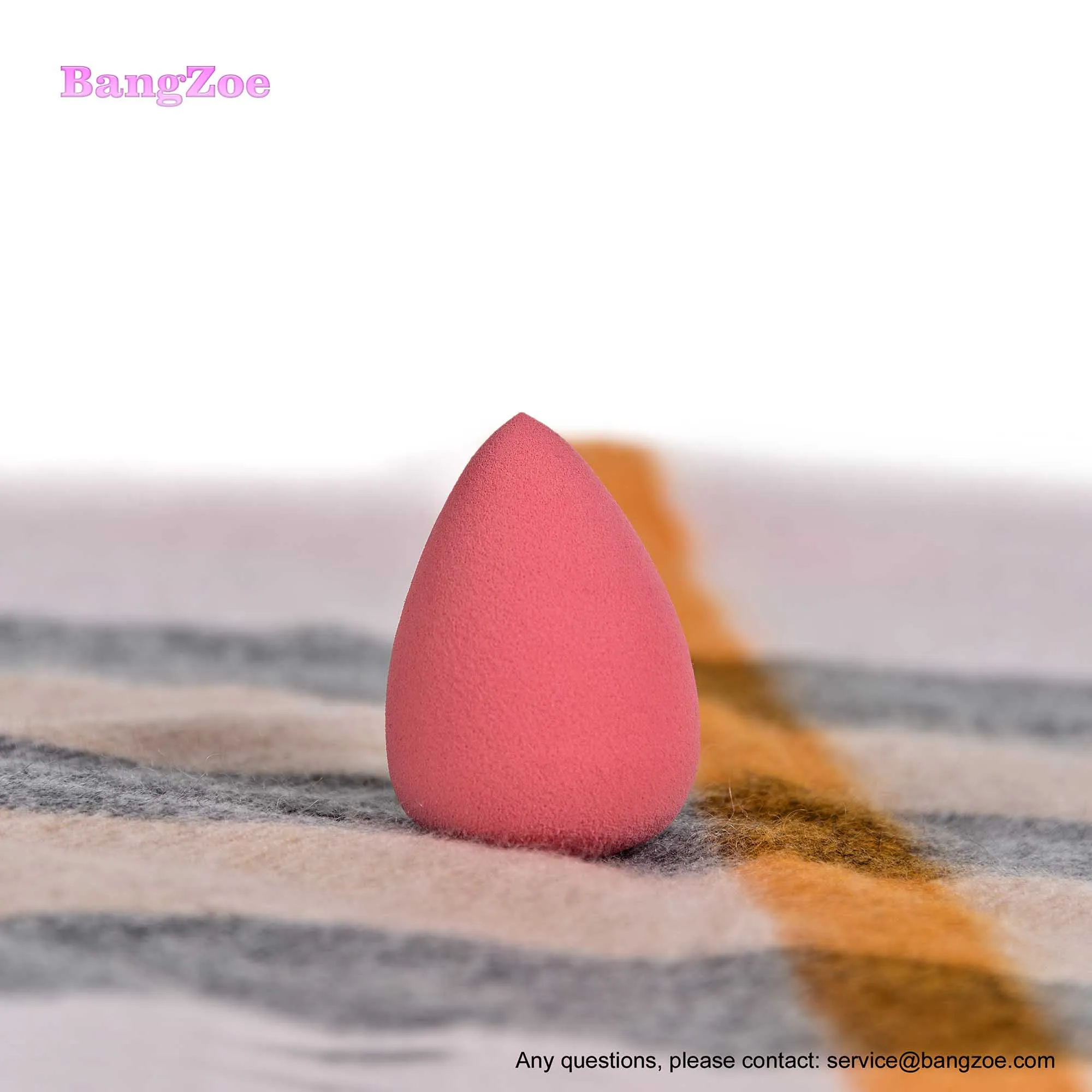 BangZoe 1 PC/4 шт Water Drop губкой Косметическая пуховка порошок косметические инструменты гладкой Красота косметический спонж для нанесения макияжа - Цвет: Красный