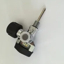 Big Gauged Black Breathing Valve for 30Mpa Compressed Air Carbon Fiber Tank for Paintball Airgun