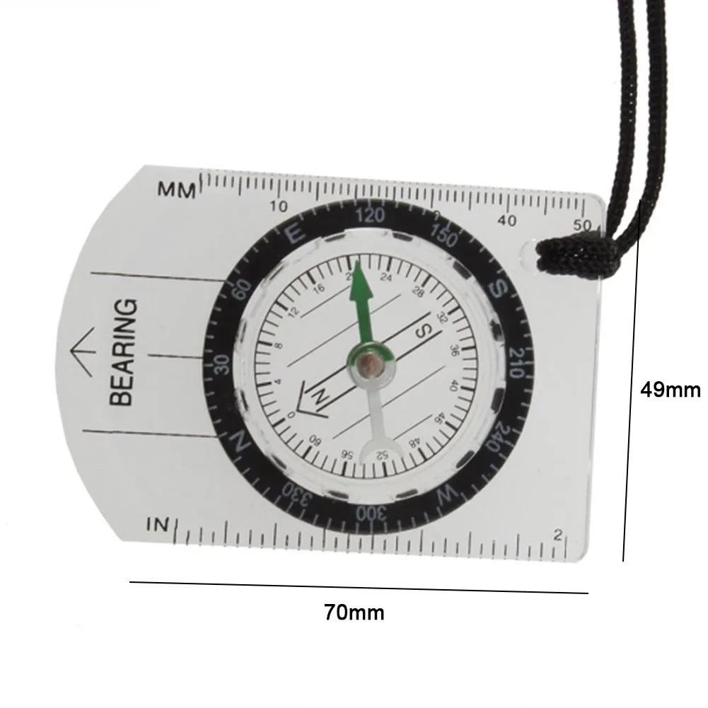 Военный компас карта масштаб разделительная линейка Профессиональный Многофункциональный Мини Компас для кемпинга пеших прогулок